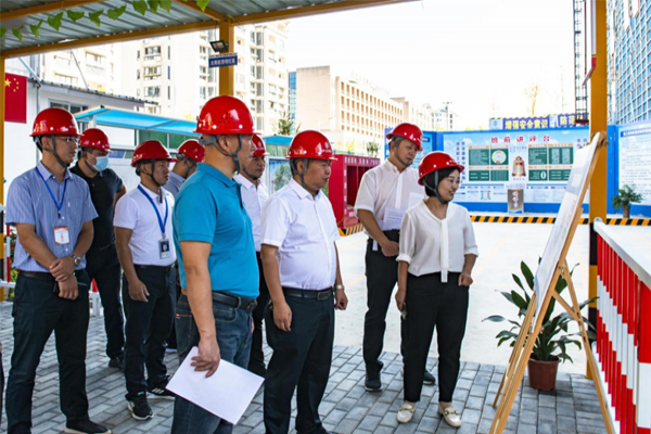 蓮都區(qū)2022年質量月活動暨“樣板引路，全面提升質量安全水平”現(xiàn)場觀摩會在浙江中立建設承建項目召開