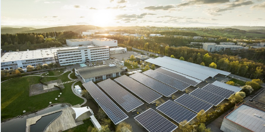 ABB 在德國的呂登沙伊德工廠是該公司的第一個二氧化碳中性生產(chǎn)基地